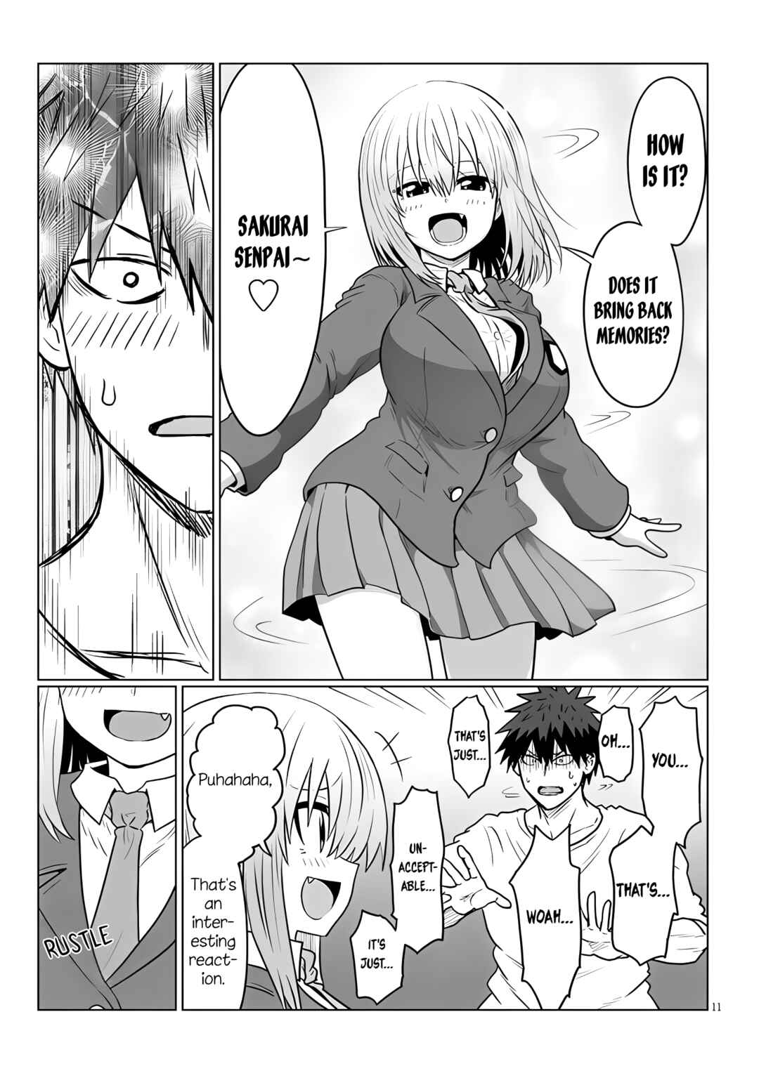 Uzaki-chan wa Asobitai! Chapter 125 - Page 11
