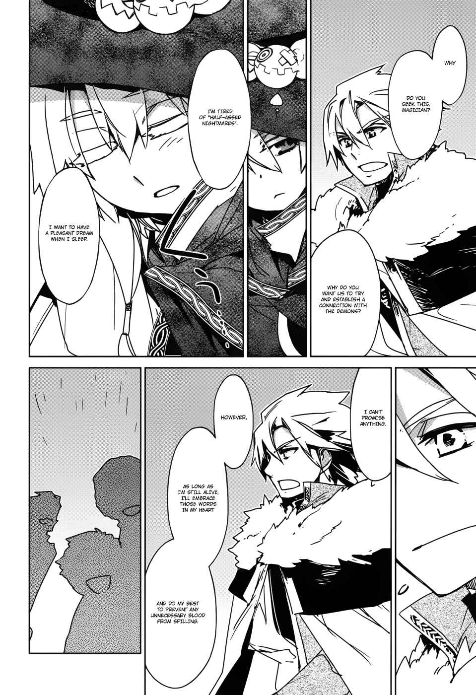 MAOYU : Archenemy and Hero “Become mine, Hero” “I refuse!” Chapter 21 - Page 33