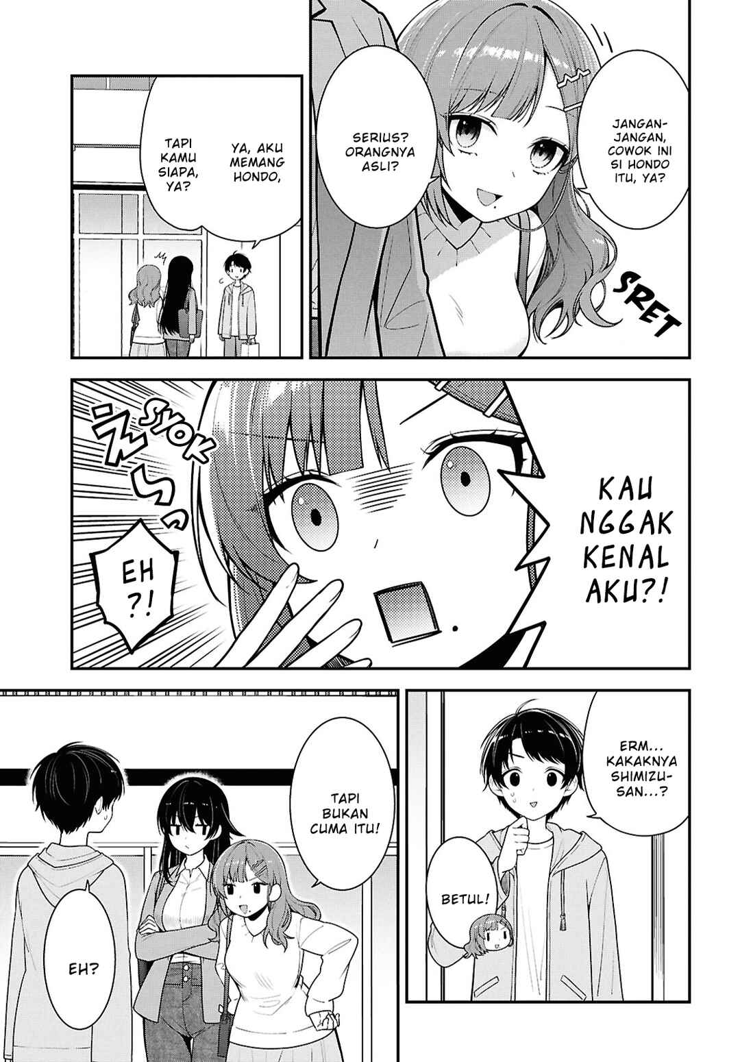 Tonari no Seki no Yankee Shimizu-san ga Kami wo Kuroku Sometekita Chapter 5 - Page 11