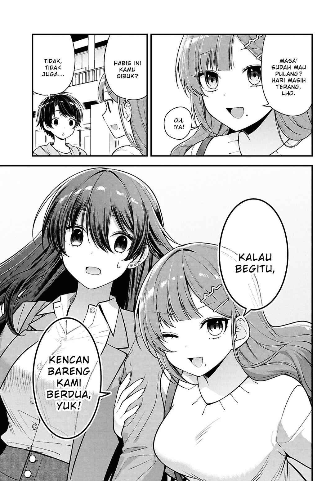 Tonari no Seki no Yankee Shimizu-san ga Kami wo Kuroku Sometekita Chapter 5 - Page 13