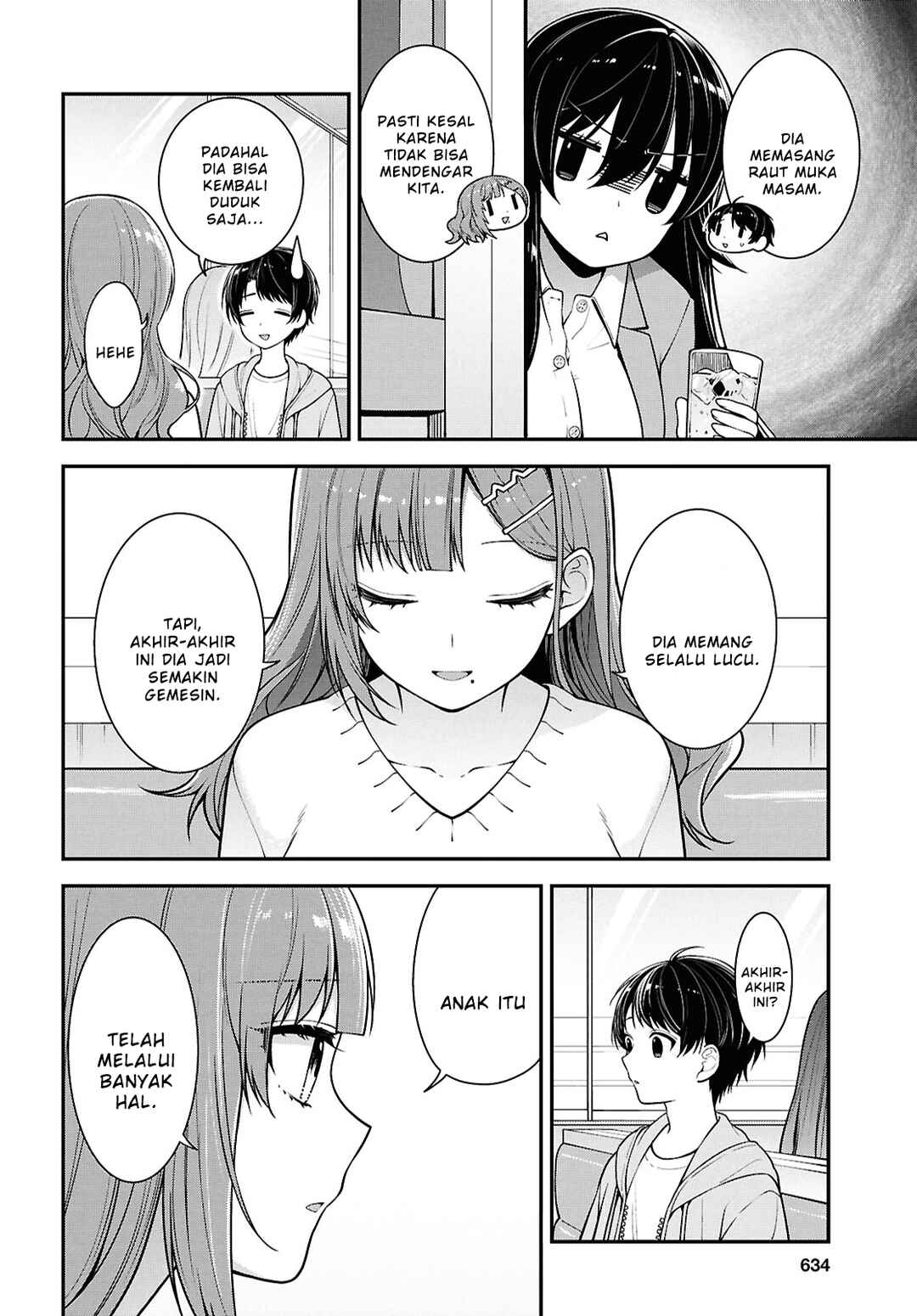 Tonari no Seki no Yankee Shimizu-san ga Kami wo Kuroku Sometekita Chapter 5 - Page 18