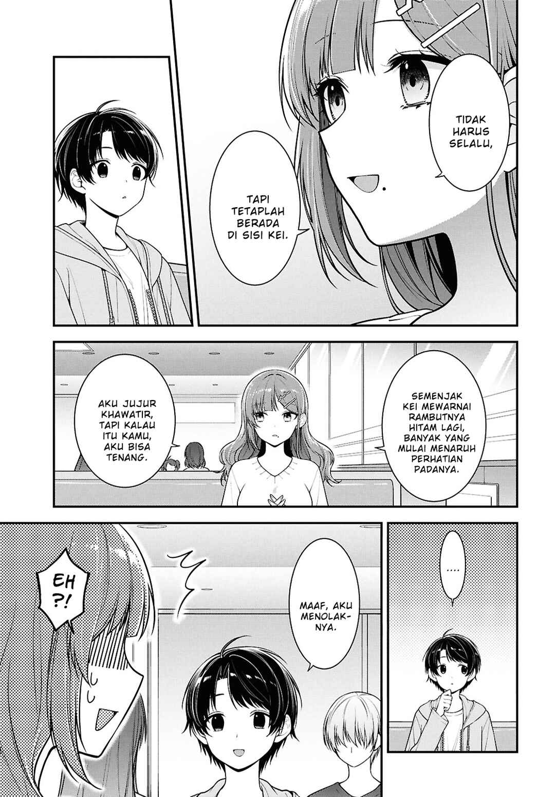 Tonari no Seki no Yankee Shimizu-san ga Kami wo Kuroku Sometekita Chapter 5 - Page 25