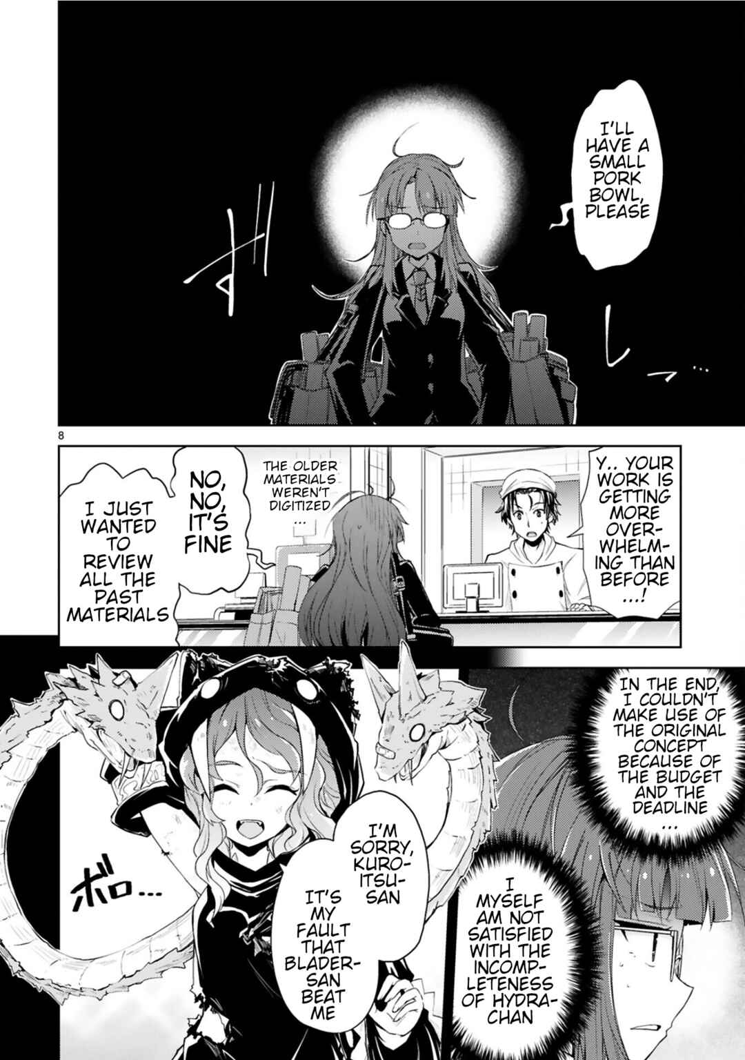 Kaijin Kaihatsubu no Kuroitsu-san Chapter 7 - Page 8