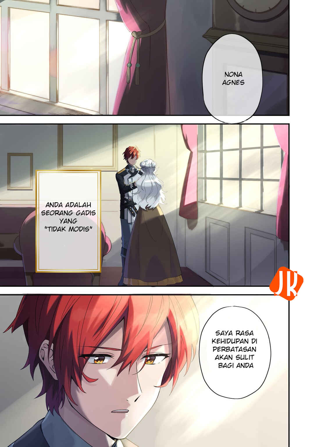 Imokusa Reijou desu ga Akuyaku Reisoku wo Tasuketara Kiniiraremashita Chapter 1 - Page 1