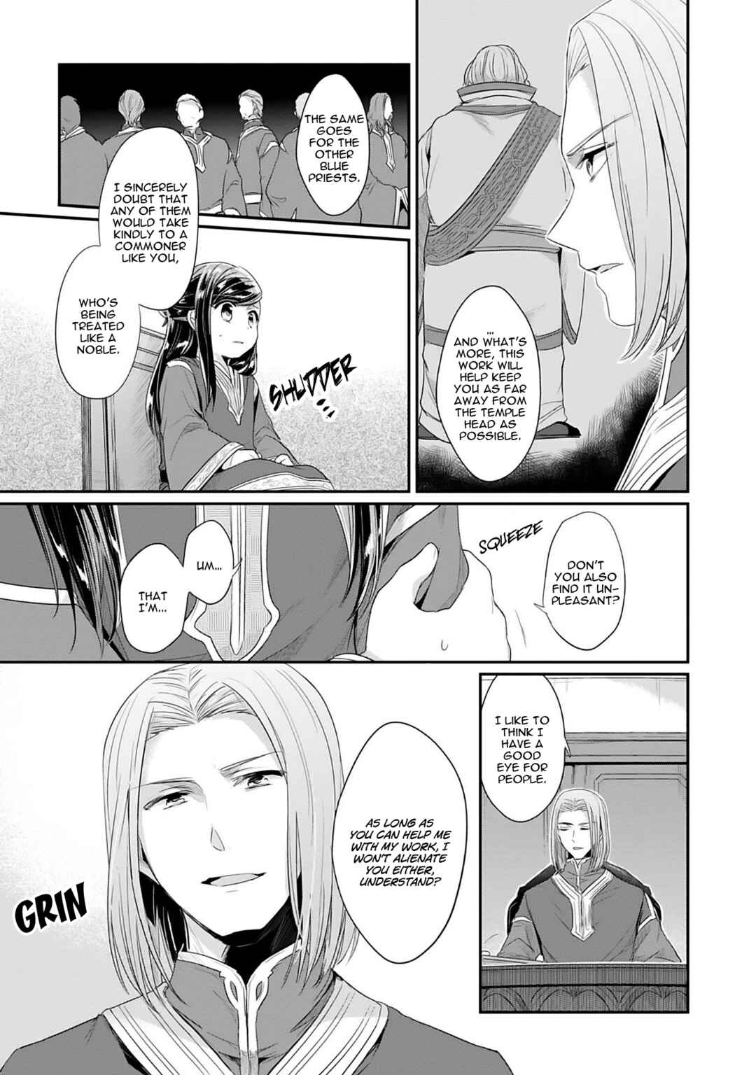Honzuki no Gekokujou: Shisho ni Naru tame ni wa Shudan o Erandeiraremasen—Dai-2 Bu: Hon no Tamenara Miko ni Naru! Chapter 1 - Page 28
