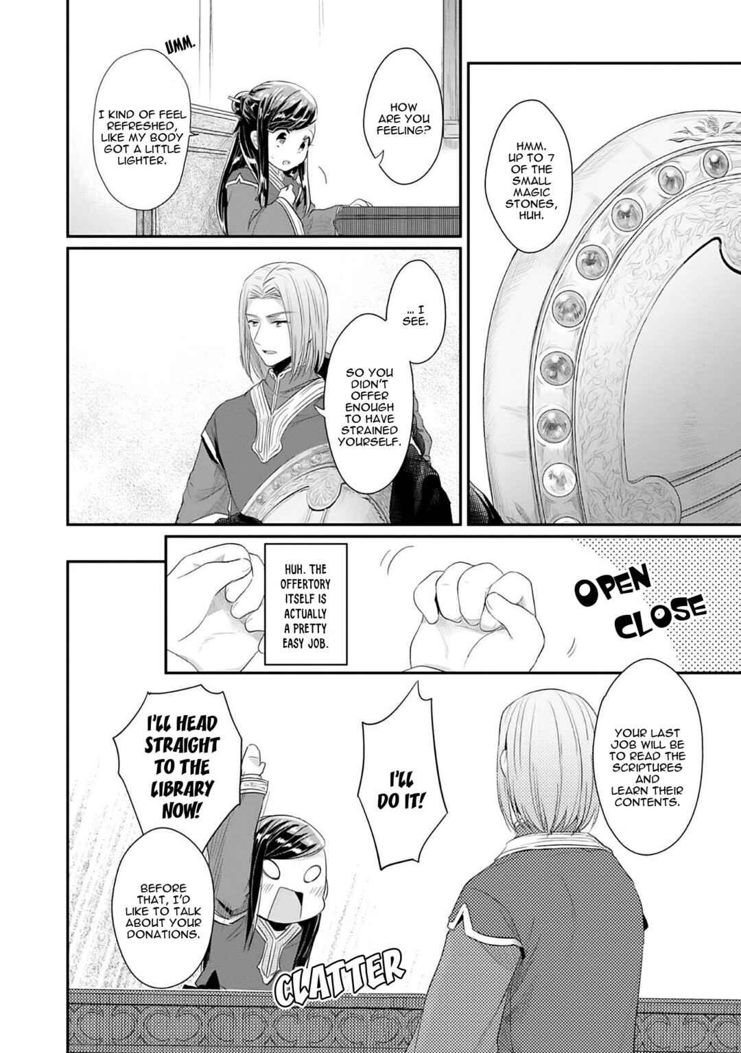Honzuki no Gekokujou: Shisho ni Naru tame ni wa Shudan o Erandeiraremasen—Dai-2 Bu: Hon no Tamenara Miko ni Naru! Chapter 1 - Page 33