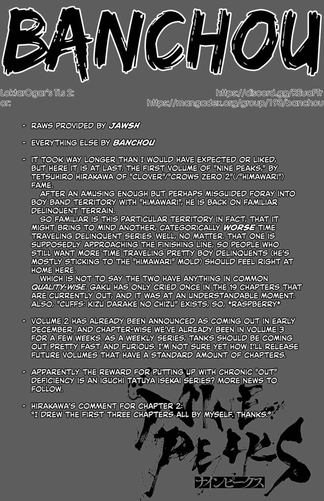 Nine Peaks Chapter 2 - Page 1