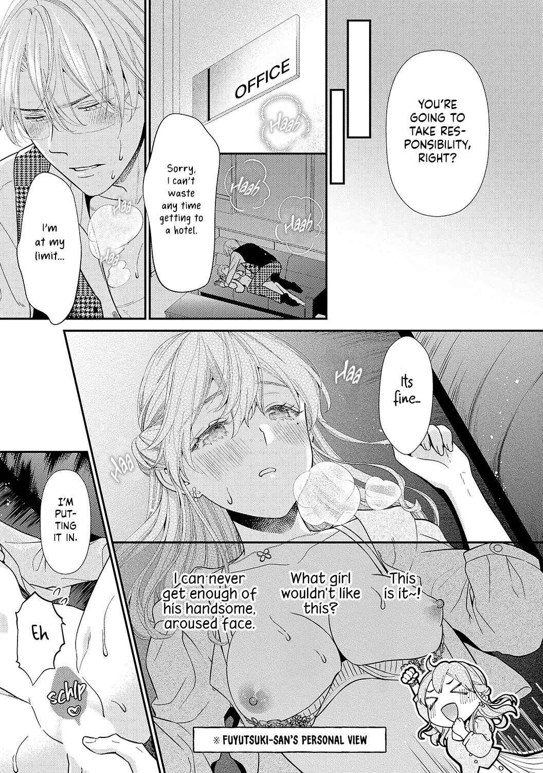 'Ecchi Shitai' to Itte Kure - Seijin (?) Buchou to Junshin (?) OL Chapter 5.5 - Page 14