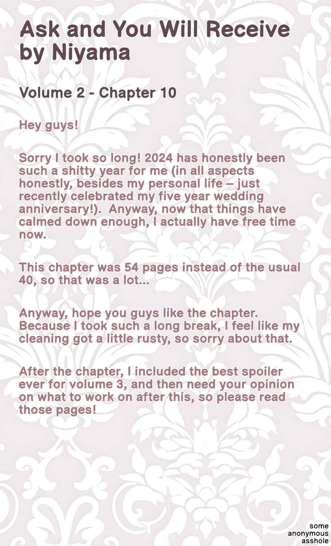 Ask and You Will Receive Chapter 10 - Page 2
