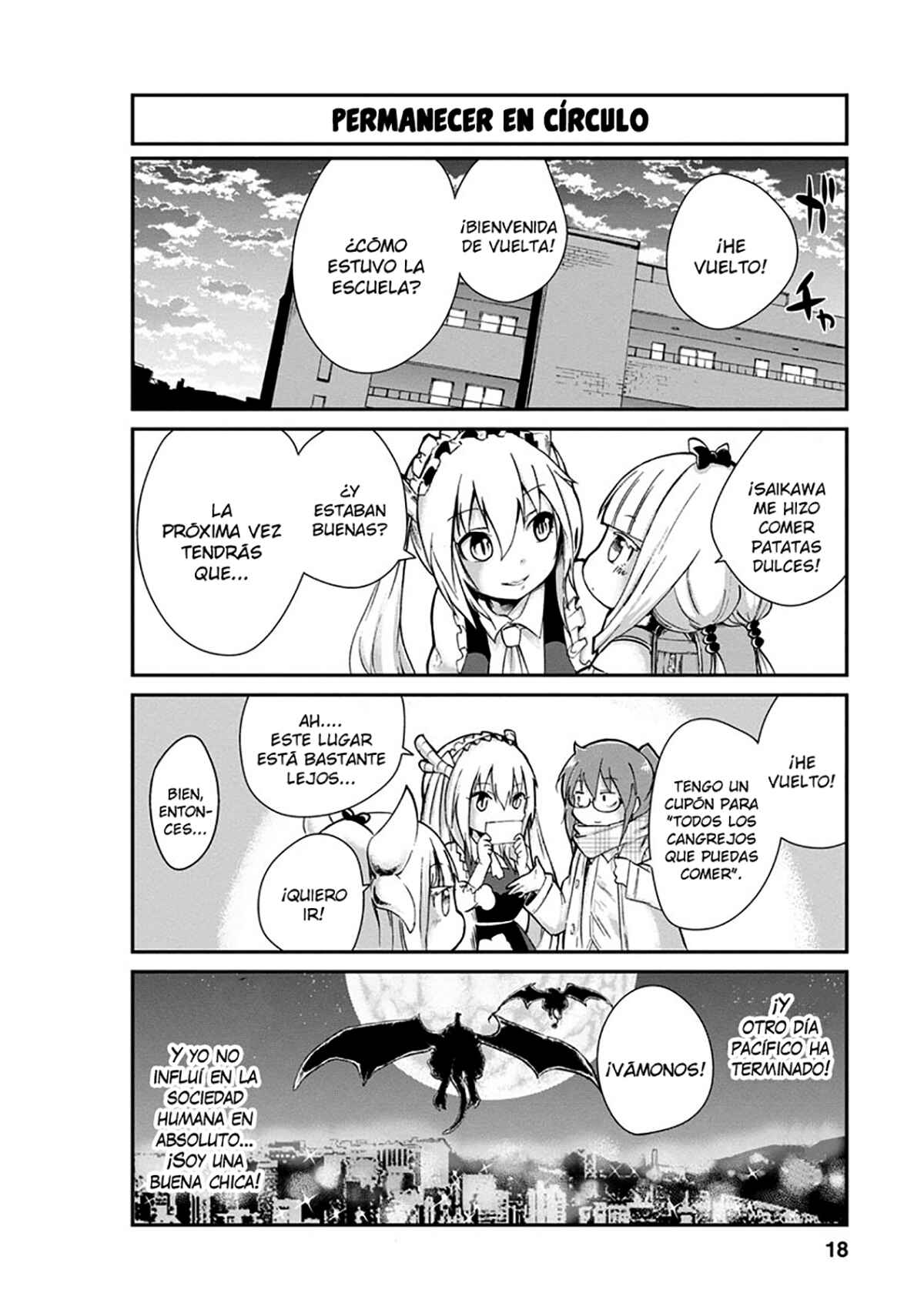 Kobayashi-san Chi no Maid Dragon - Kanna no Nichijou Chapter 1 - Page 18