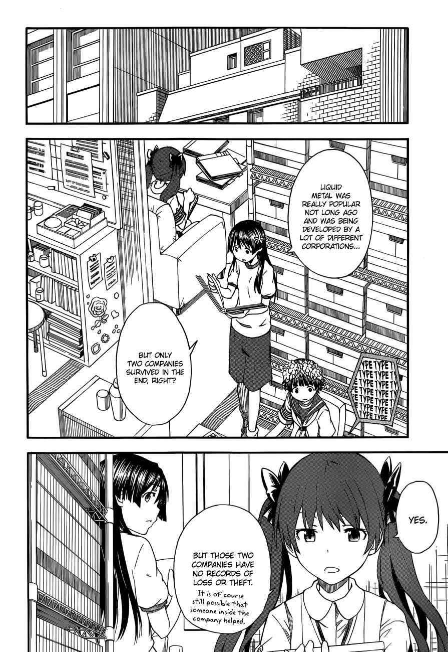 Toaru Majutsu no Index Gaiden: Toaru Kagaku no Railgun Chapter 57 - Page 14