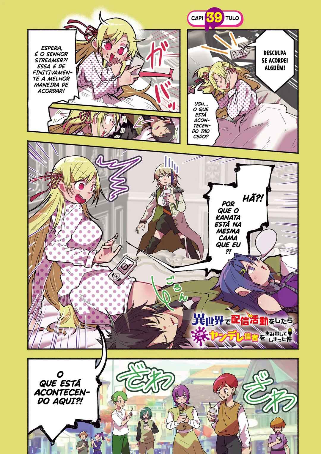 Isekai de Haishin Katsudou wo Shitara Tairyou no Yandere Shinja wo Umidashite Shimatta Ken Chapter 39 - Page 2