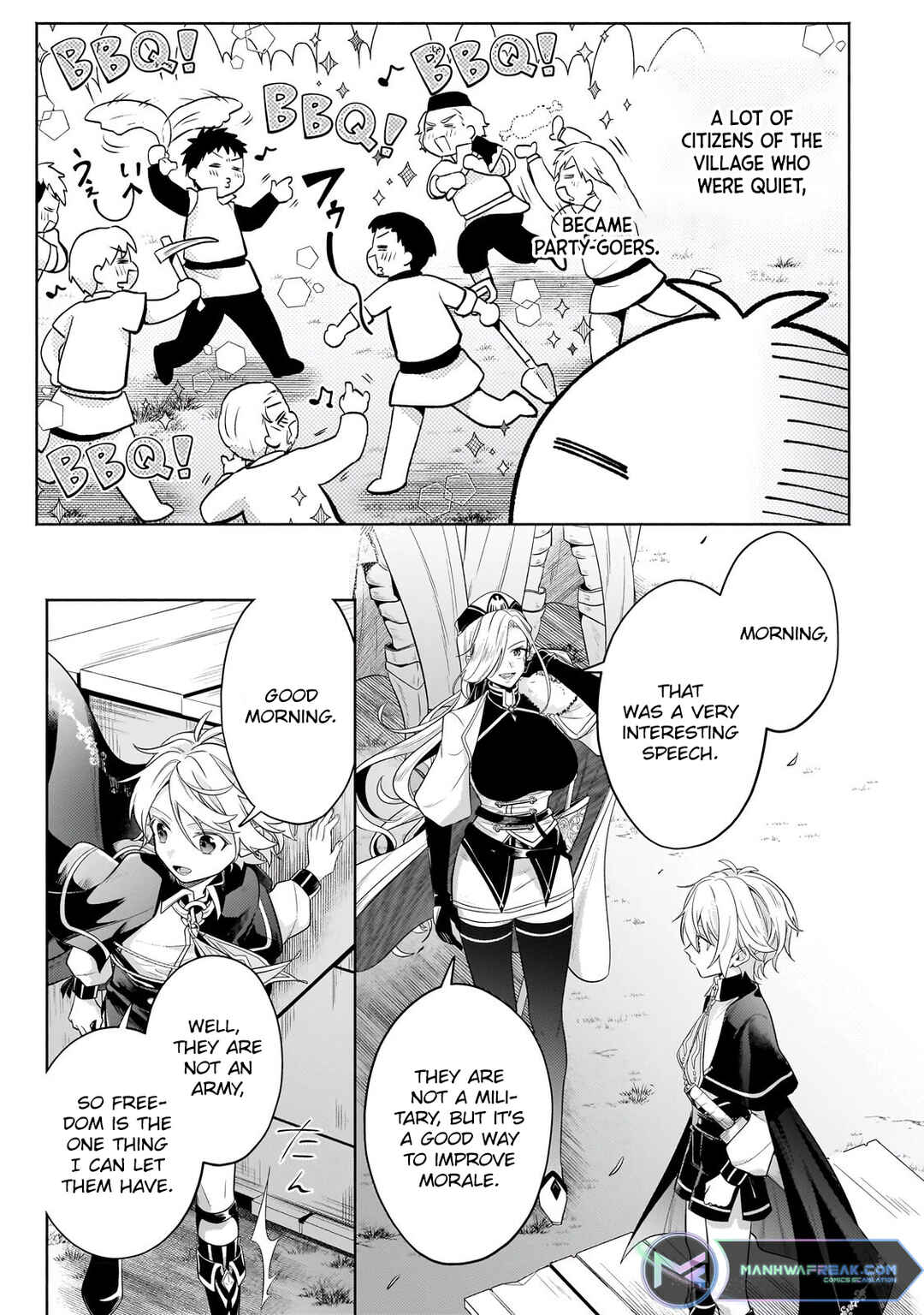 Okiraku Ryoushu no Tanoshii Ryouchi Bouei ~Seisan-kei Majutsu de Na mo na Kimura wo Saikyou no Jousai Toshi ni~ Chapter 18.2 - Page 9