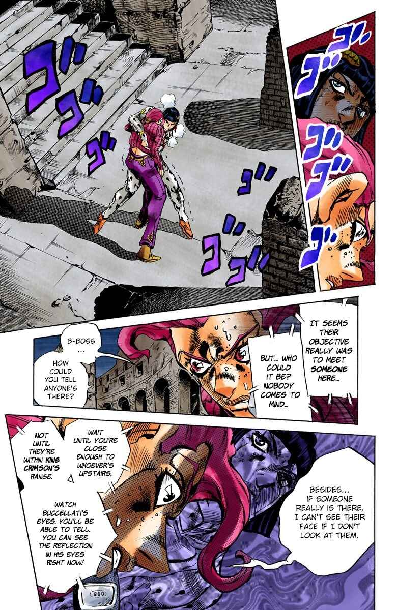 JoJo no Kimyou na Bouken: Part 5 - Ougon no Kaze Color-ban Chapter 130 - Page 7