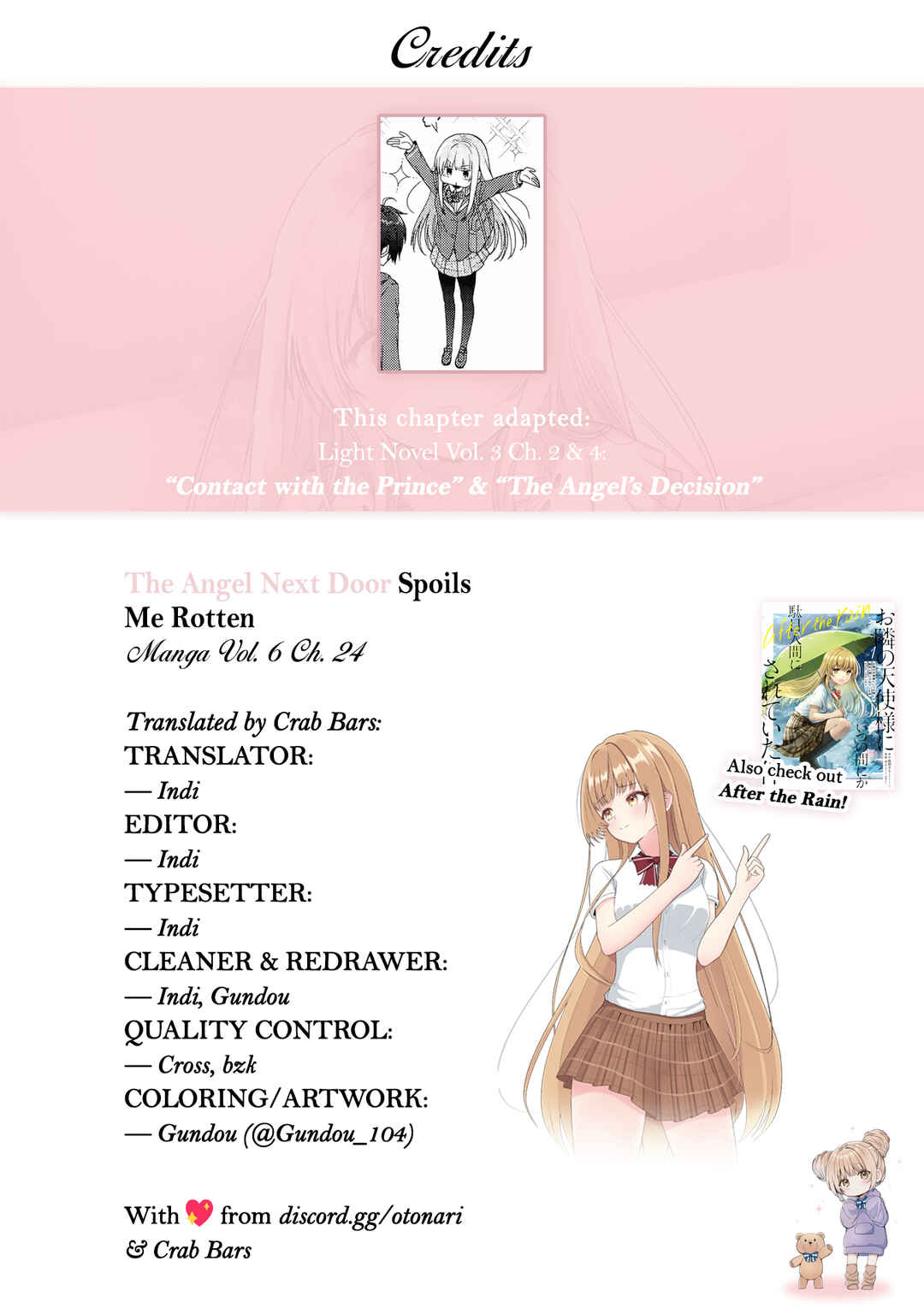 Otonari no Tenshi-sama ni Itsunomanika Dame Ningen ni Sareteita Ken Chapter 24.4 - Page 24