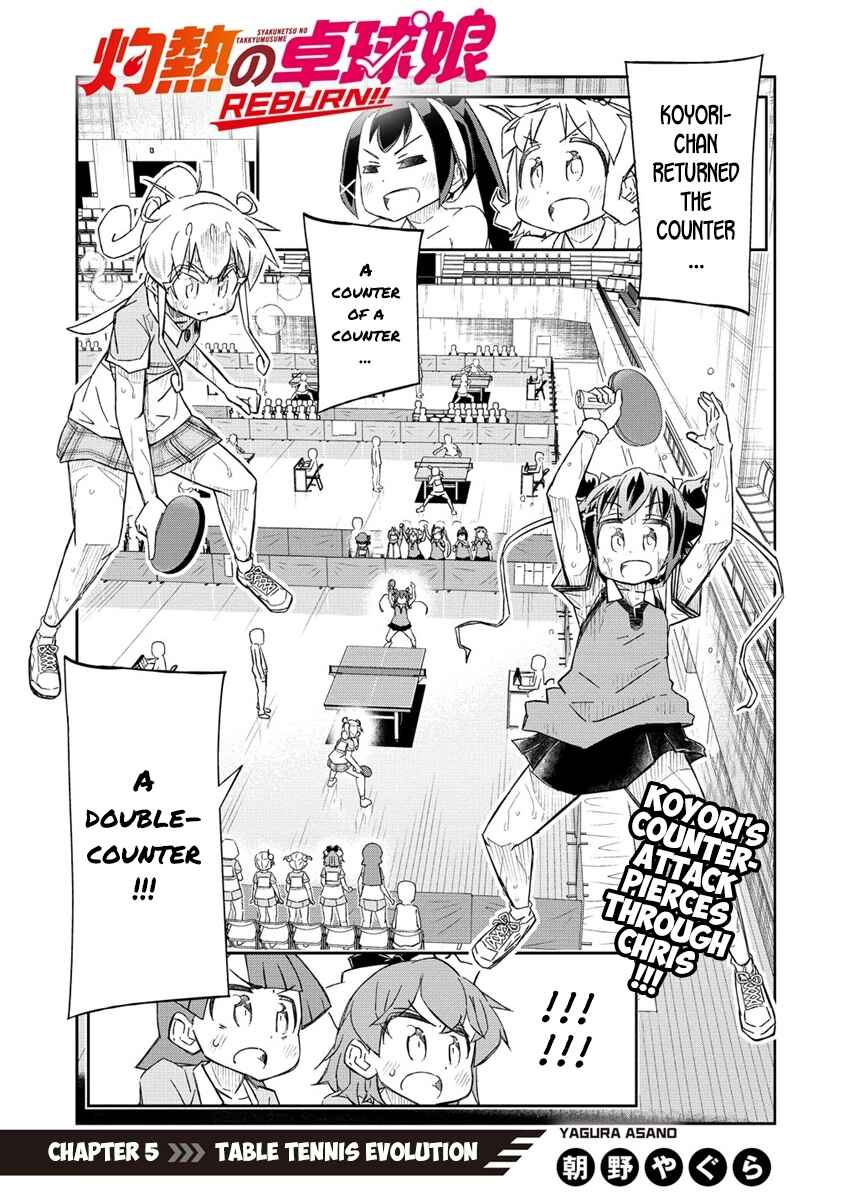 Shakunetsu no Takkyuu Musume REBURN!! Chapter 5.1 - Page 1