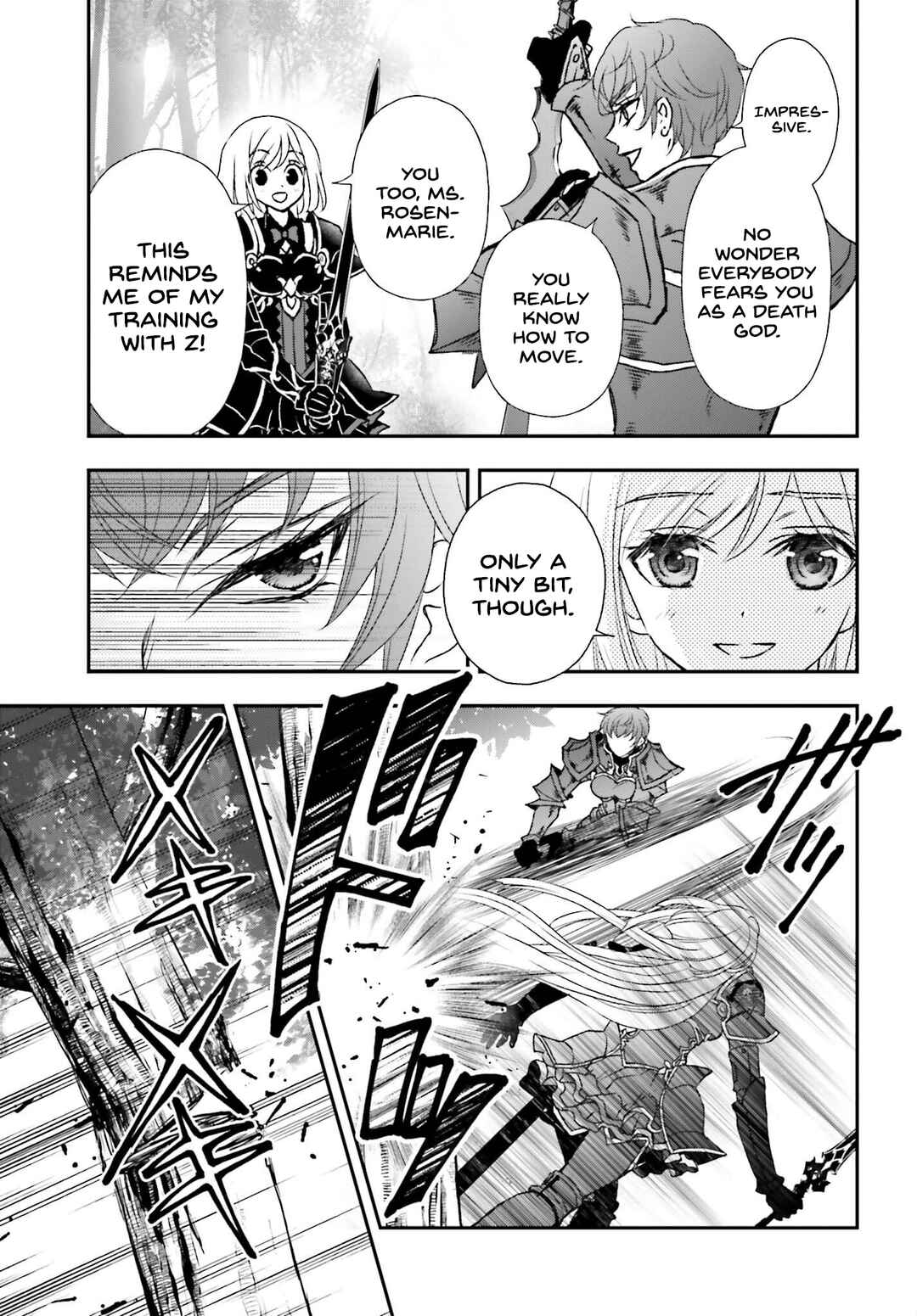 Shinigami ni Sodaterareta Shoujo wa Shikkoku no Tsurugi o Mune ni Idaku Chapter 38 - Page 7