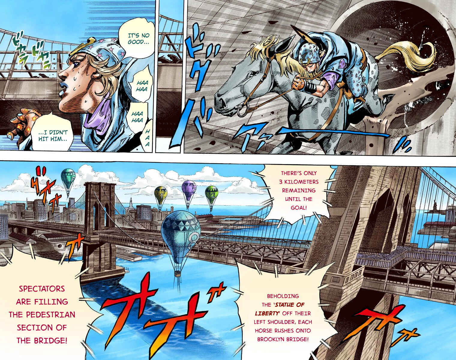 JoJo no Kimyou na Bouken: Part 7 - Steel Ball Run Color-ban Chapter 93 - Page 15