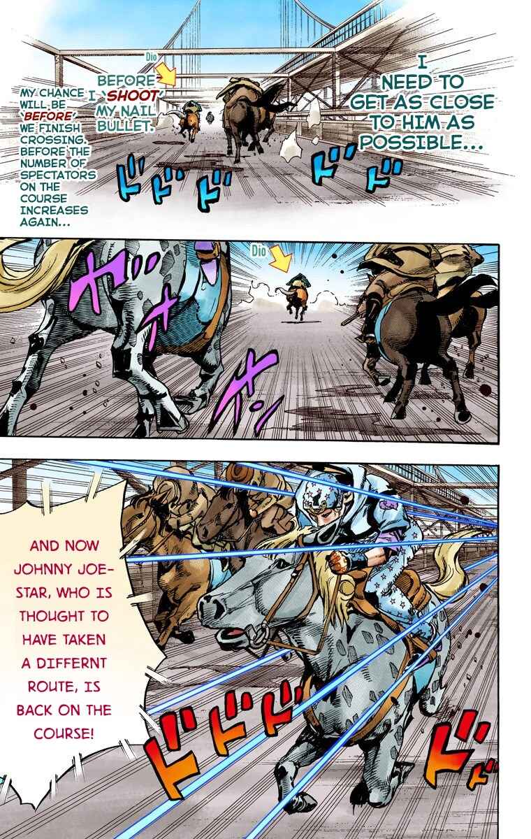 JoJo no Kimyou na Bouken: Part 7 - Steel Ball Run Color-ban Chapter 93 - Page 17