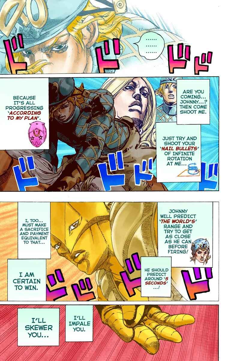 JoJo no Kimyou na Bouken: Part 7 - Steel Ball Run Color-ban Chapter 93 - Page 22