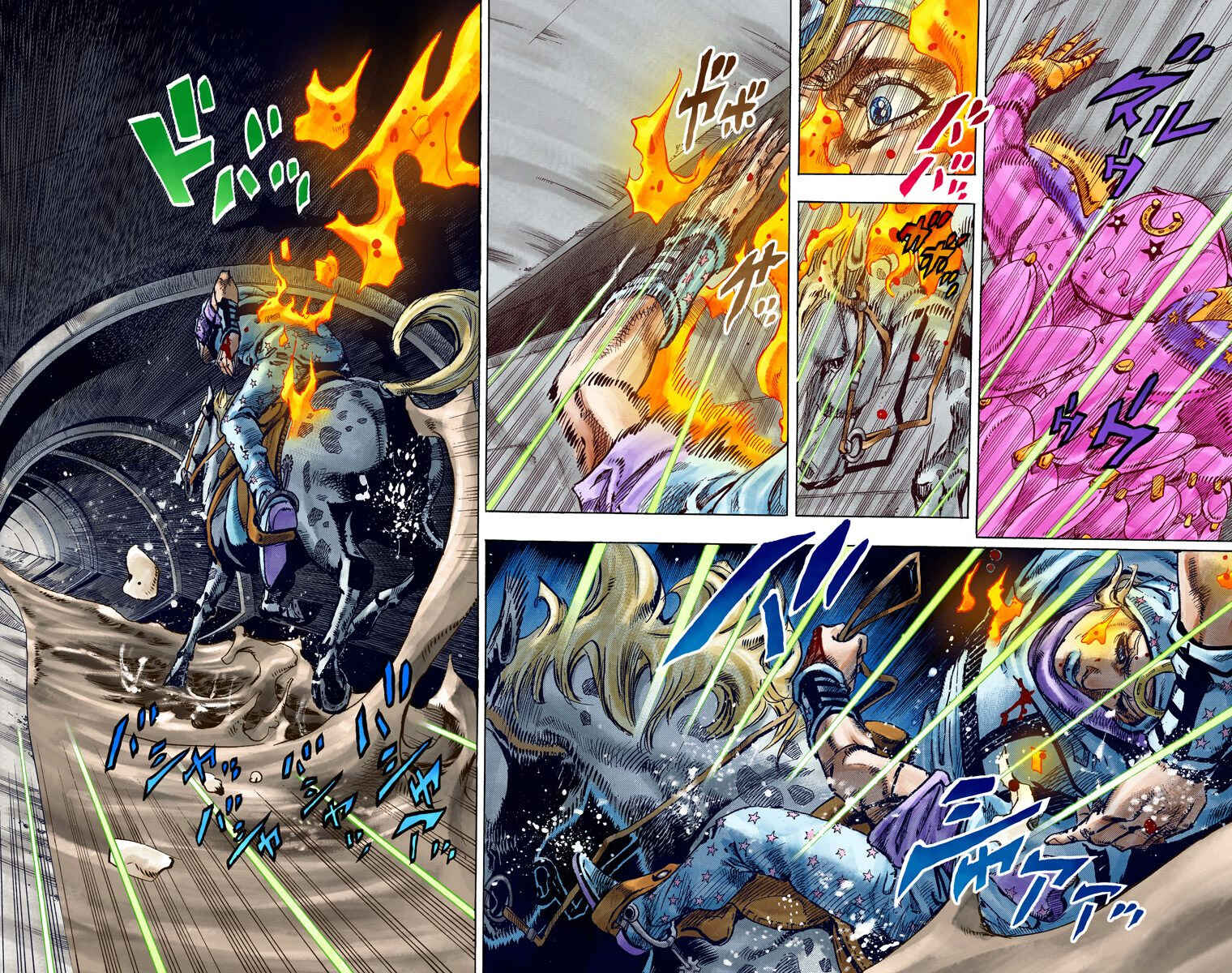 JoJo no Kimyou na Bouken: Part 7 - Steel Ball Run Color-ban Chapter 93 - Page 3