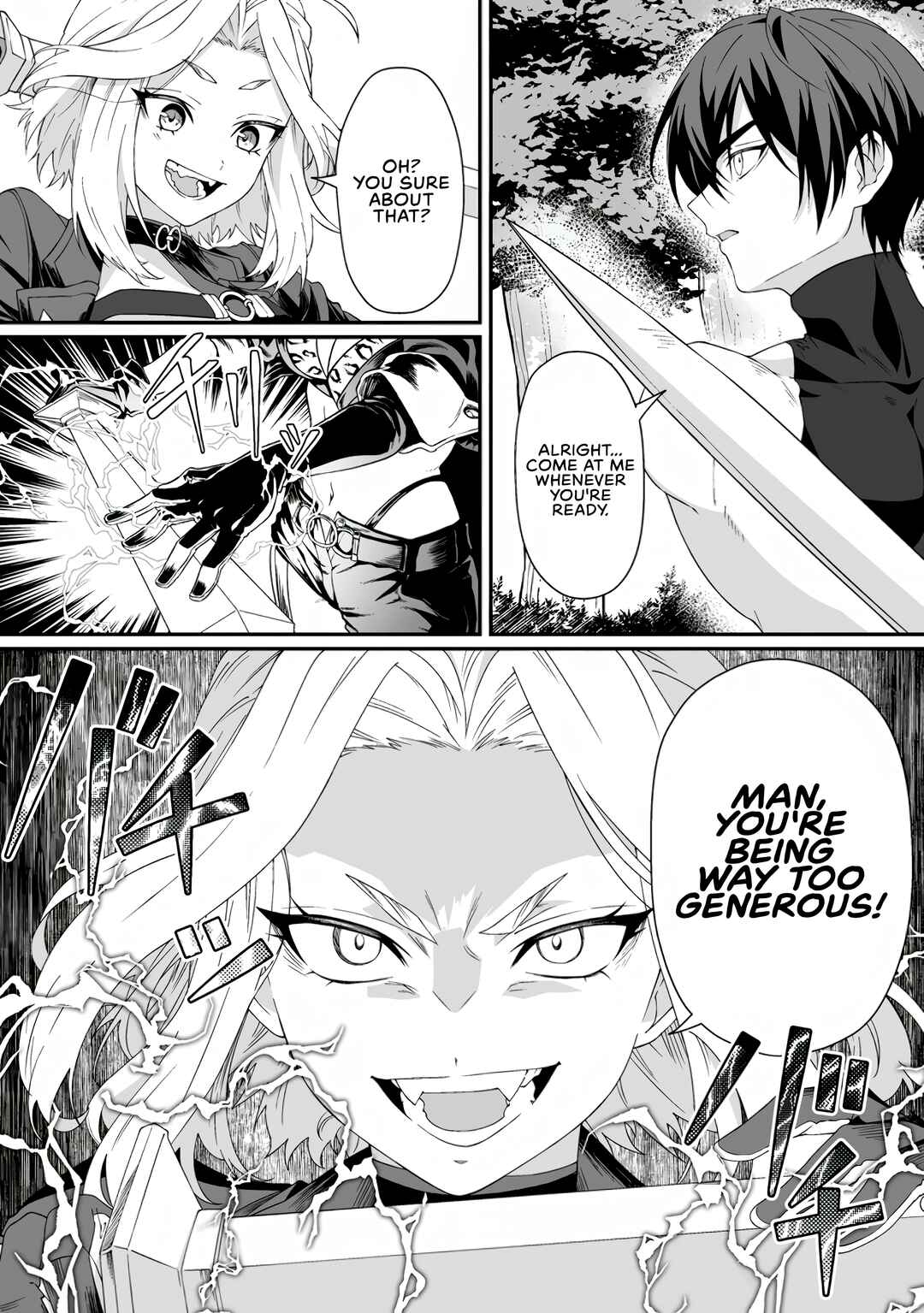Teisou Gyakuten Sekai de Yuiitsu no Otoko Kishi no Ore, Onna Kishi Gakuen ni Nyuugaku Shitara Nazeka Eiyou Atsukai Sareta: Zetsurin Skill de Harem Musou Chapter 6.1 - Page 1