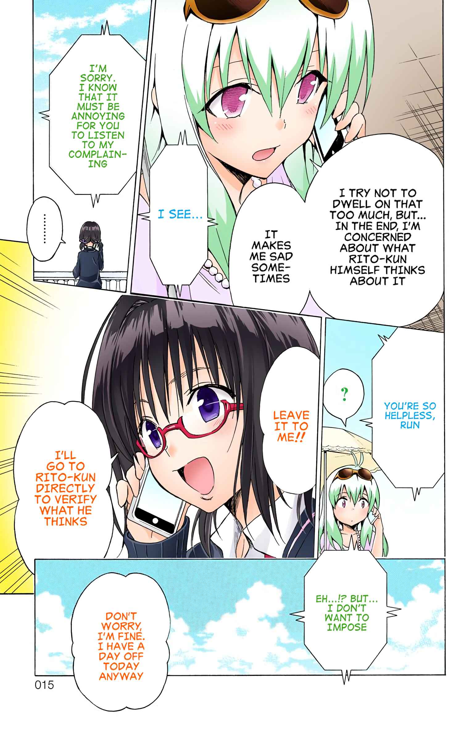 To Love Ru Darkness (Official Colored) Chapter 58 - Page 12