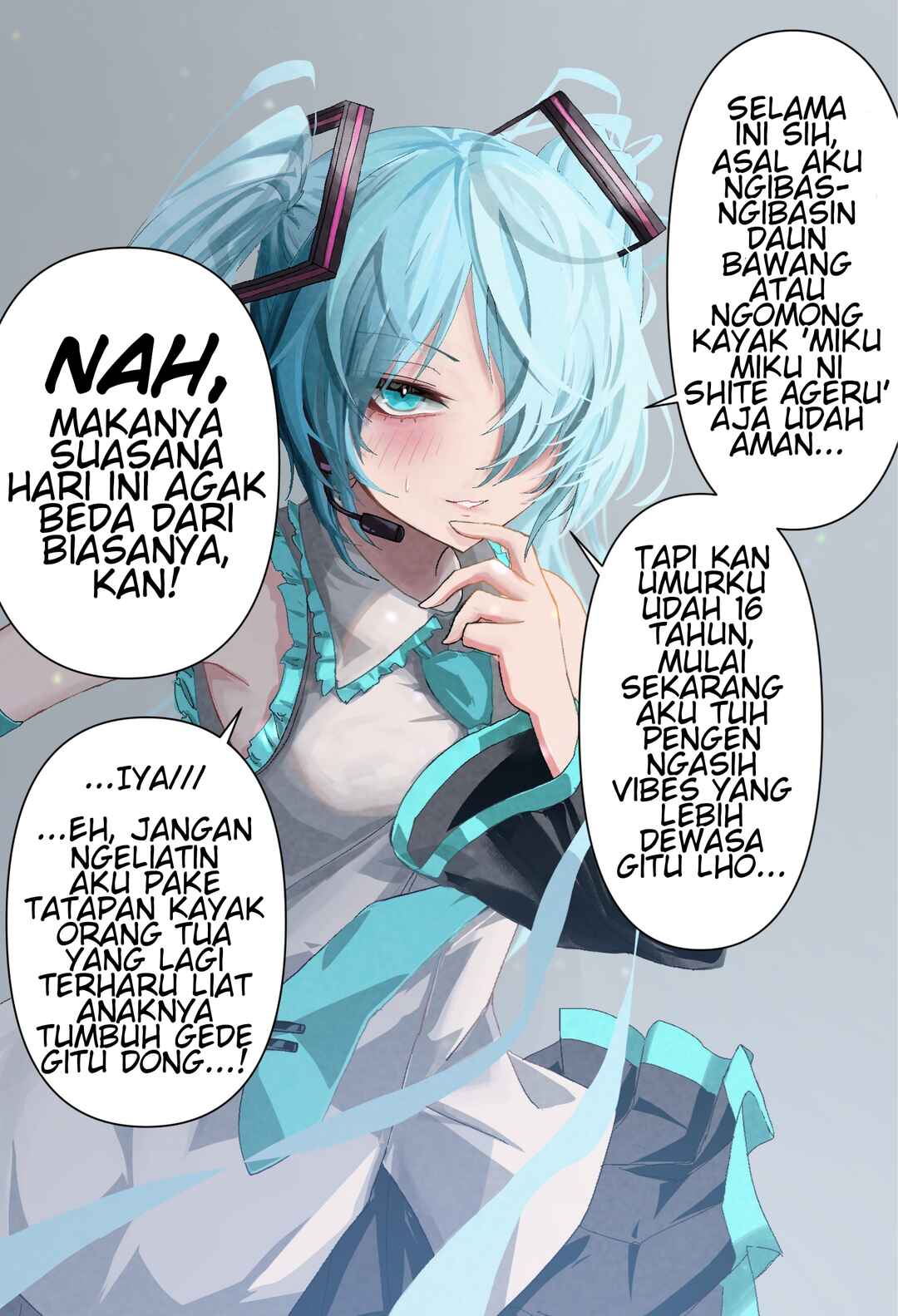 Vocaloid - Hatsune Miku 1 Panel (Doujinshi) Chapter 3 - Page 1