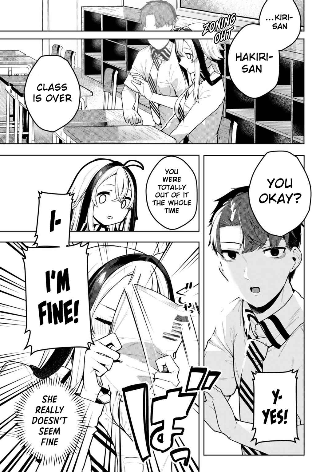 Hakiri-san wa Kimi Dake no Shinigami ni Naritai Chapter 7 - Page 2