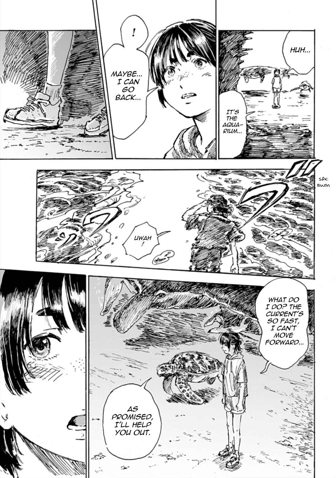 Umi no Koe ga Kikitakute Chapter Magazine Version - Page 35