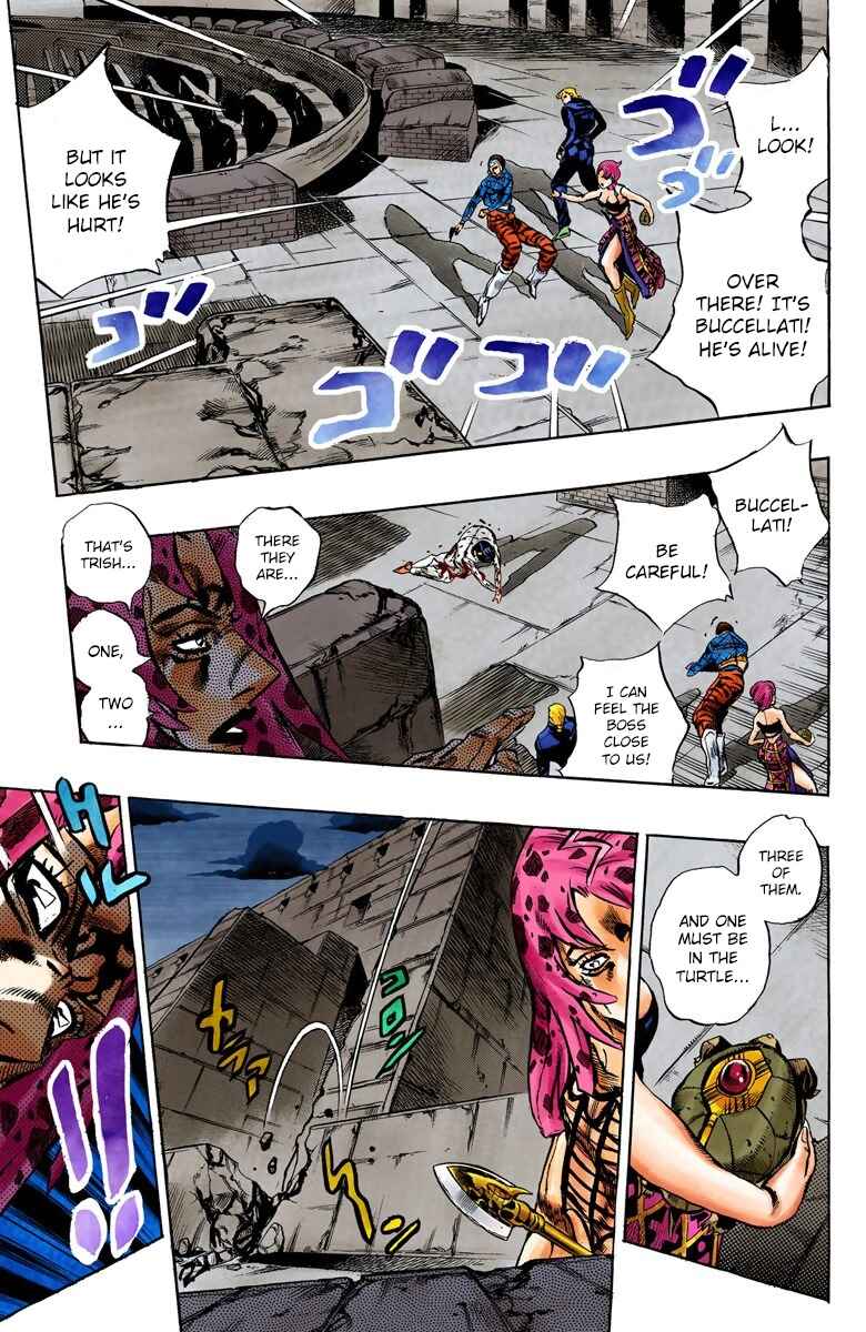 JoJo no Kimyou na Bouken: Part 5 - Ougon no Kaze Color-ban Chapter 132 - Page 10