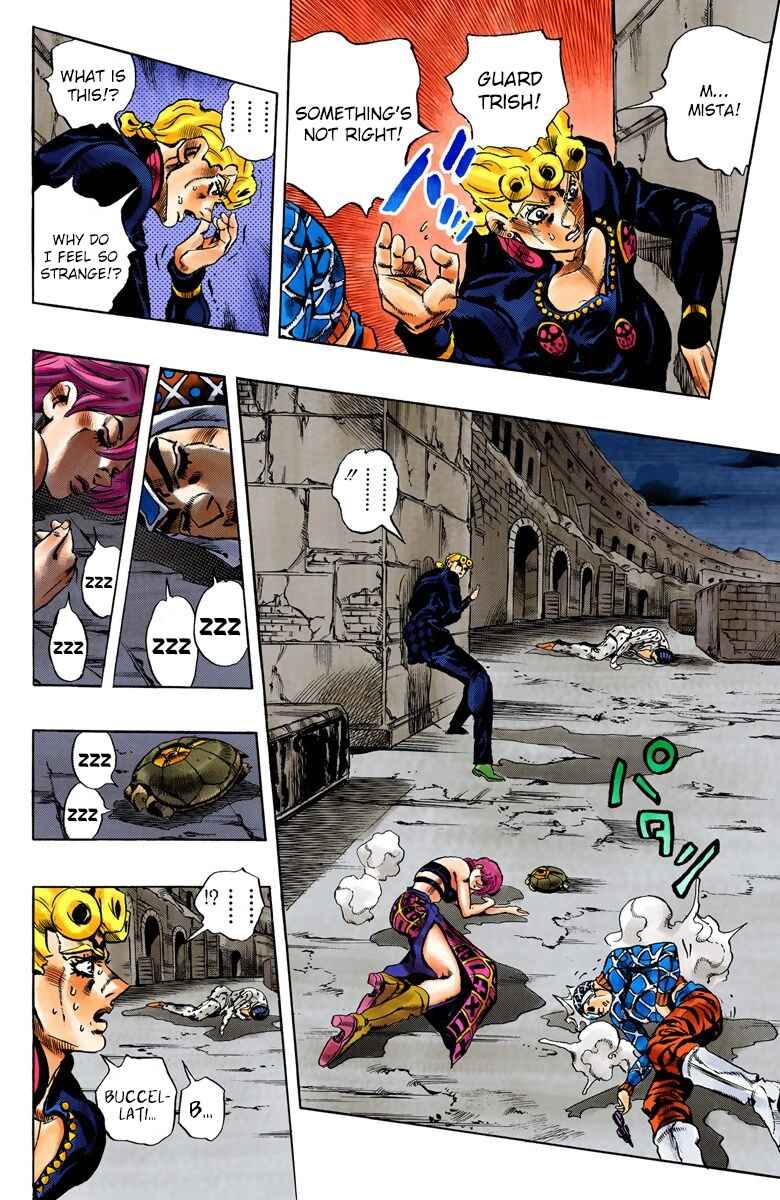 JoJo no Kimyou na Bouken: Part 5 - Ougon no Kaze Color-ban Chapter 132 - Page 17