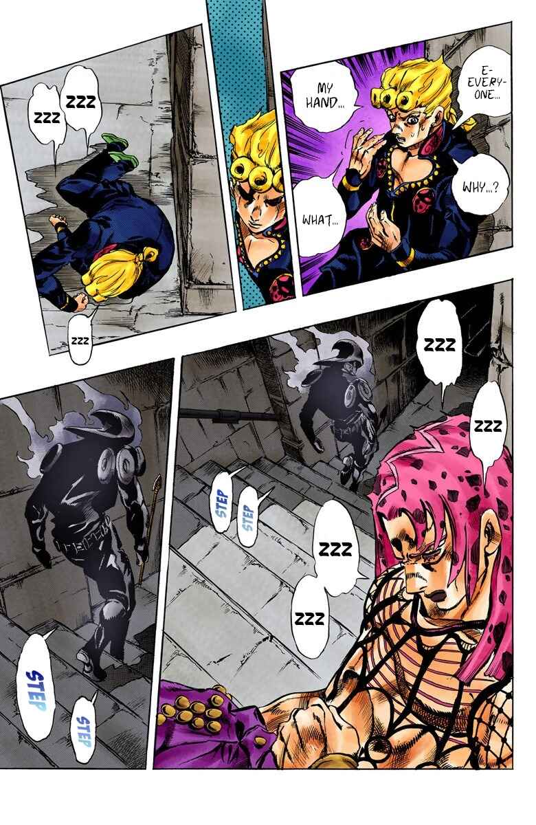 JoJo no Kimyou na Bouken: Part 5 - Ougon no Kaze Color-ban Chapter 132 - Page 18