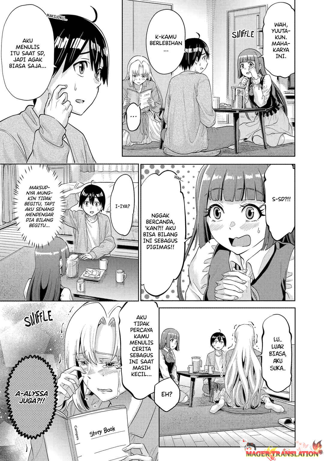 Koukousei WEB Sakka no Mote Seikatsu: "Anta ga Kami Sakka na Wakenai desho" to Boku o Futta Osananajimi ga Koukai Shiteru kedo Mou Osoi Chapter 14 - Page 17