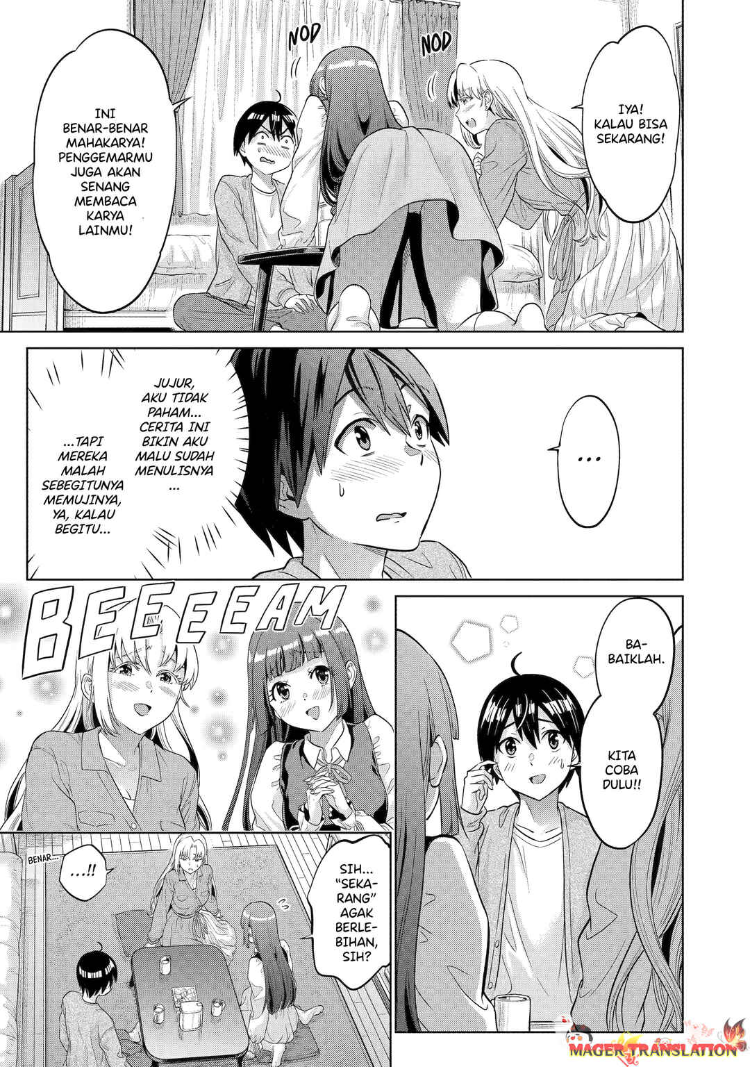 Koukousei WEB Sakka no Mote Seikatsu: "Anta ga Kami Sakka na Wakenai desho" to Boku o Futta Osananajimi ga Koukai Shiteru kedo Mou Osoi Chapter 14 - Page 19
