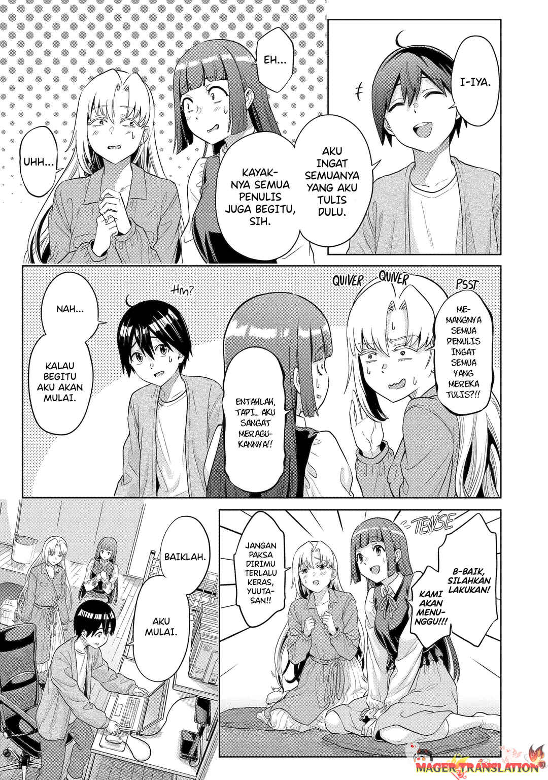 Koukousei WEB Sakka no Mote Seikatsu: "Anta ga Kami Sakka na Wakenai desho" to Boku o Futta Osananajimi ga Koukai Shiteru kedo Mou Osoi Chapter 14 - Page 21