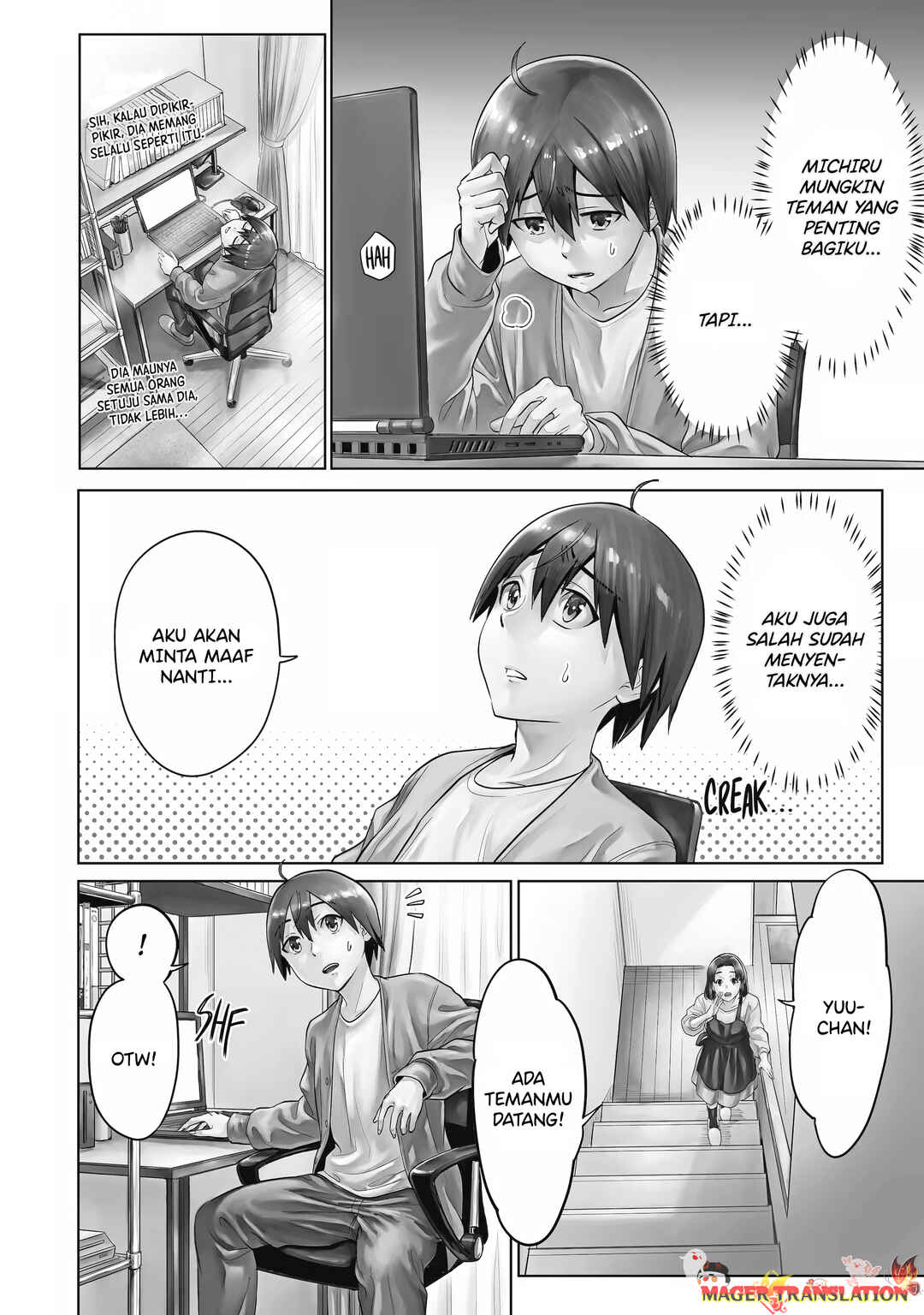 Koukousei WEB Sakka no Mote Seikatsu: "Anta ga Kami Sakka na Wakenai desho" to Boku o Futta Osananajimi ga Koukai Shiteru kedo Mou Osoi Chapter 14 - Page 4