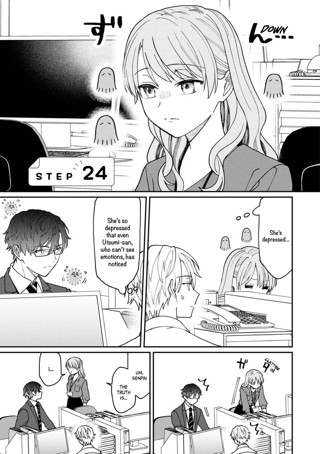 Kuuki ga "Yomeru" Shinnyuu Shain to Buaisou na Senpai Chapter 24 - Page 2