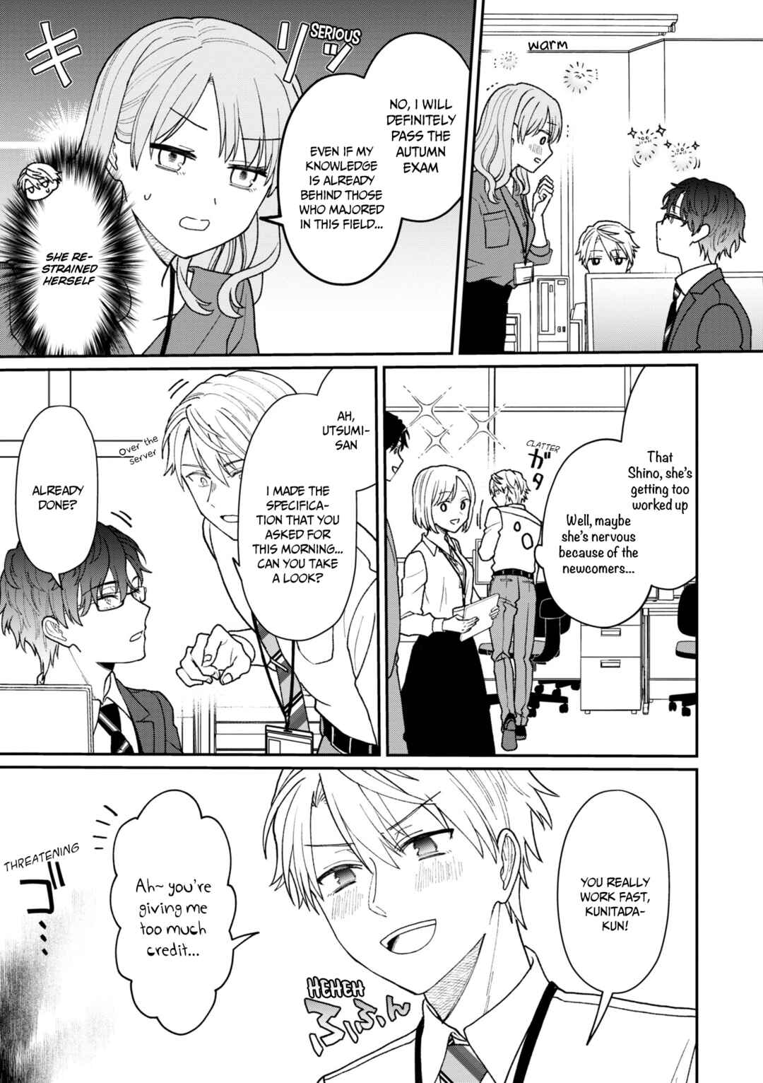 Kuuki ga "Yomeru" Shinnyuu Shain to Buaisou na Senpai Chapter 24 - Page 4