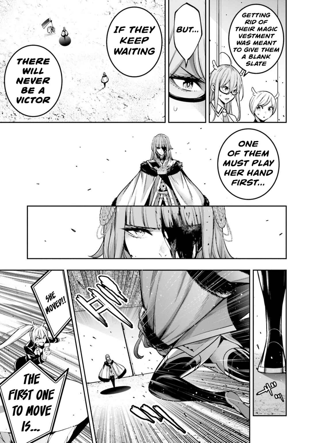 Majo Taisen - 32-nin no Isai no Majo wa Koroshiau Chapter 25 - Page 19
