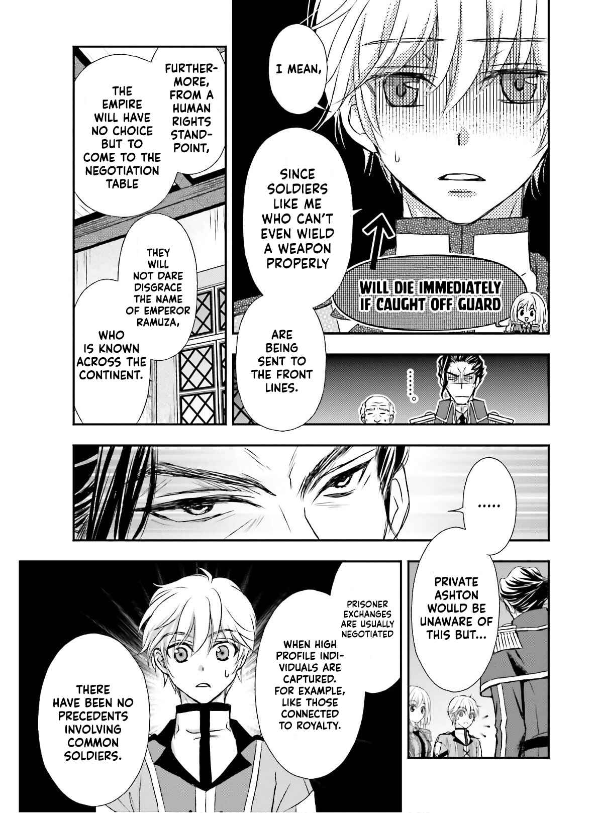 Shinigami ni Sodaterareta Shoujo wa Shikkoku no Tsurugi o Mune ni Idaku Chapter 14 - Page 24
