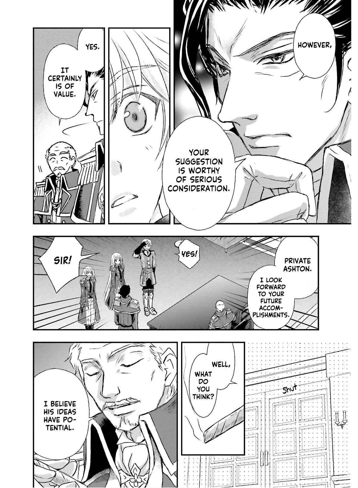 Shinigami ni Sodaterareta Shoujo wa Shikkoku no Tsurugi o Mune ni Idaku Chapter 14 - Page 25