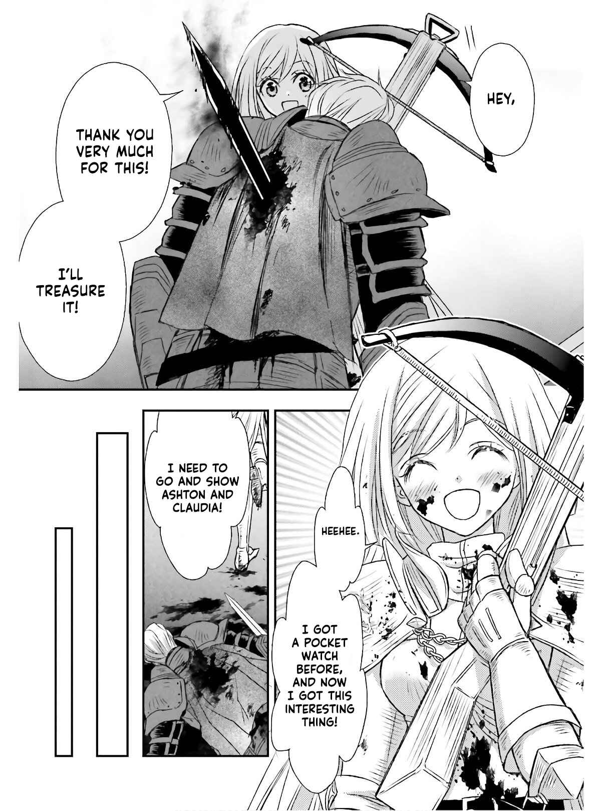 Shinigami ni Sodaterareta Shoujo wa Shikkoku no Tsurugi o Mune ni Idaku Chapter 14 - Page 9