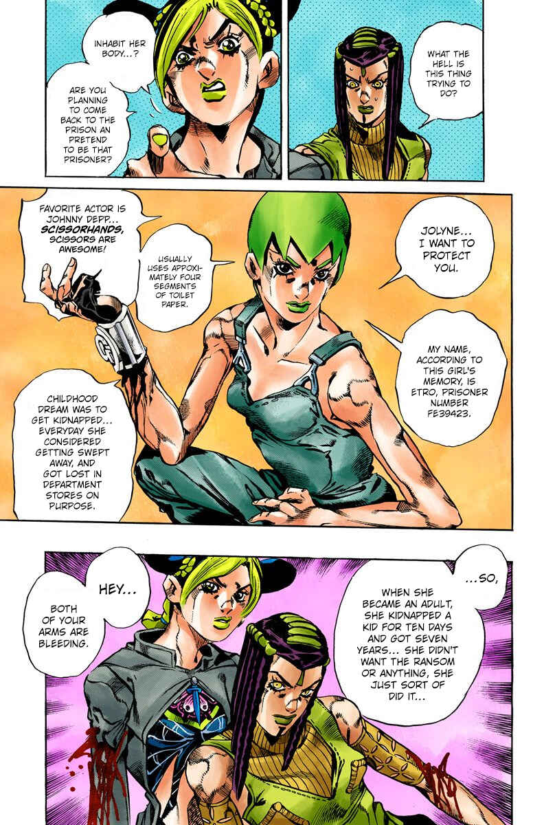 JoJo no Kimyou na Bouken: Part 6 - Stone Ocean Color-ban Chapter 33 - Page 7