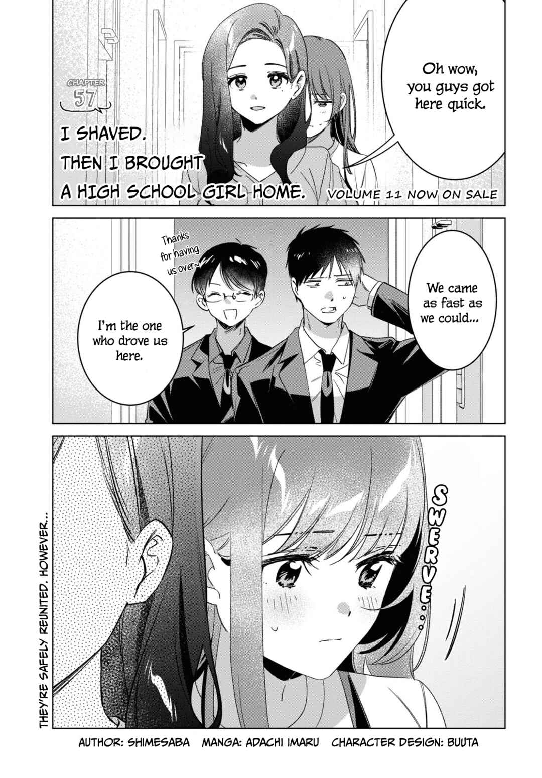 Hige o Soru. Soshite Joshikousei o Hirou. Chapter 57 - Page 3