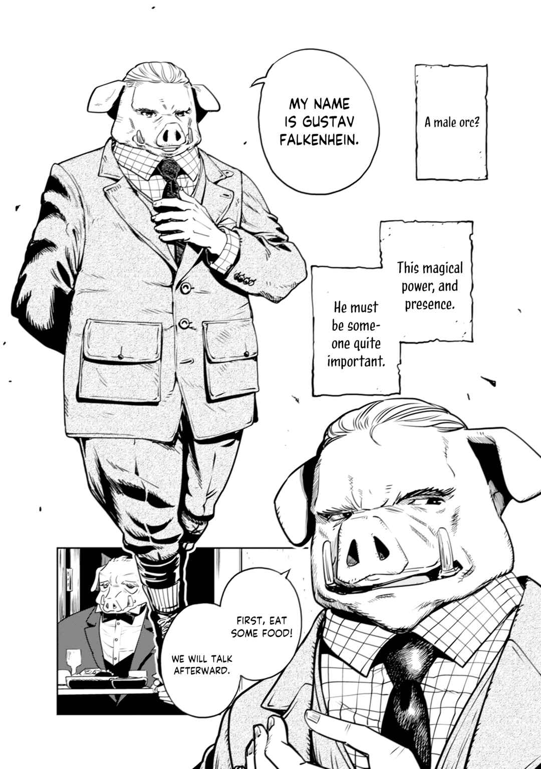 Orcsen Oukokushi ~Yaban na Orc no Kuni wa, Ikanishite Heiwa na Elf no Kuni wo Yakiharau ni Itatta ka~ Chapter 1 - Page 28