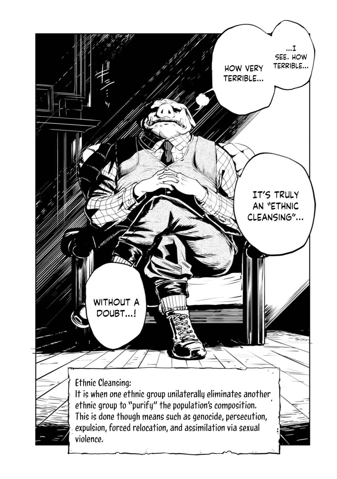 Orcsen Oukokushi ~Yaban na Orc no Kuni wa, Ikanishite Heiwa na Elf no Kuni wo Yakiharau ni Itatta ka~ Chapter 1 - Page 34