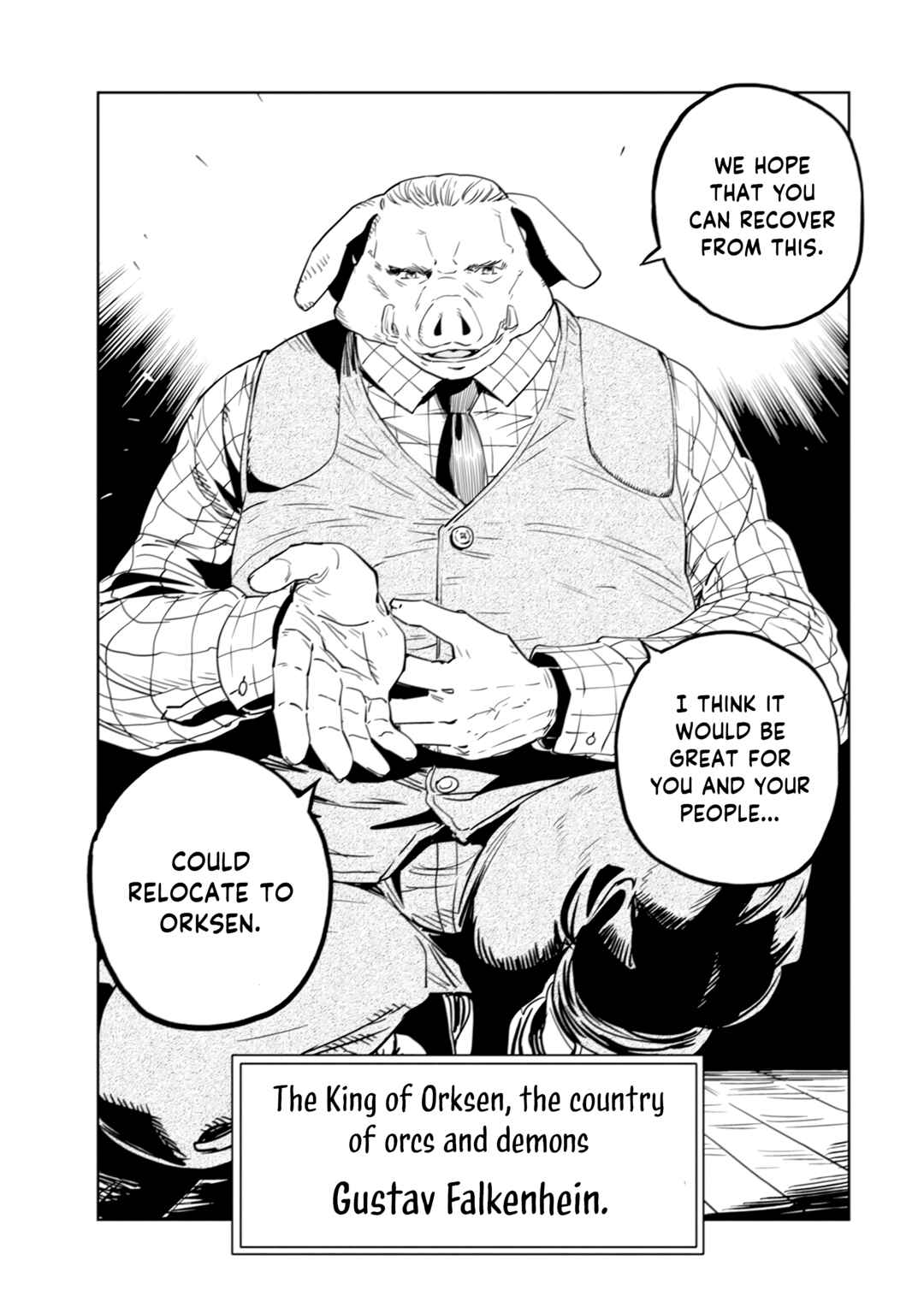 Orcsen Oukokushi ~Yaban na Orc no Kuni wa, Ikanishite Heiwa na Elf no Kuni wo Yakiharau ni Itatta ka~ Chapter 1 - Page 40