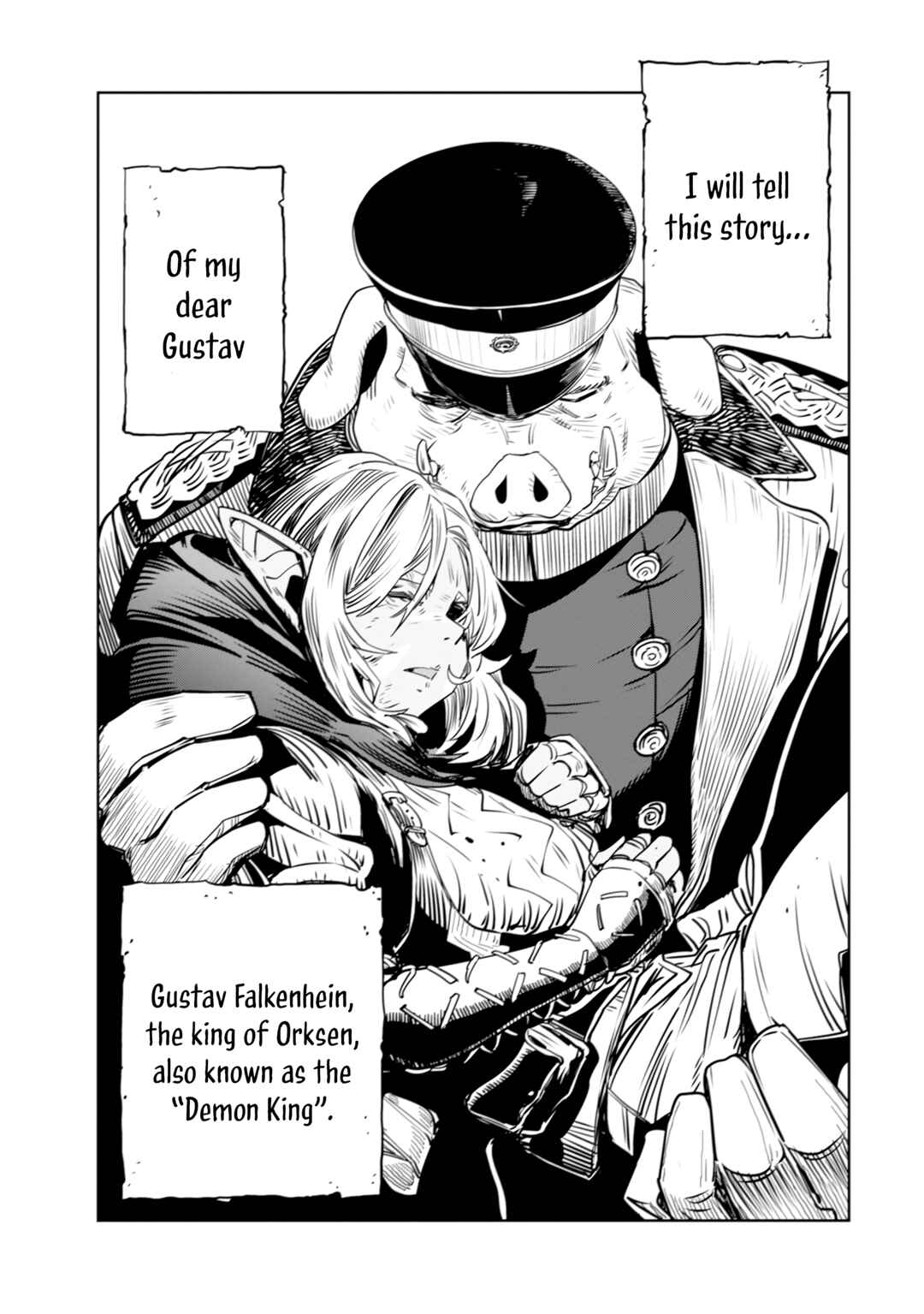 Orcsen Oukokushi ~Yaban na Orc no Kuni wa, Ikanishite Heiwa na Elf no Kuni wo Yakiharau ni Itatta ka~ Chapter 1 - Page 61
