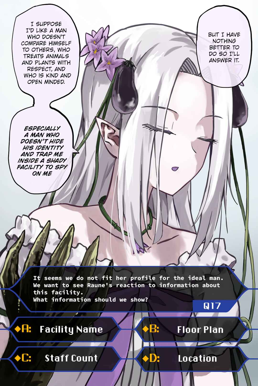 Raising an Eggplant Girl Using Online Polls Chapter 21 - Page 2